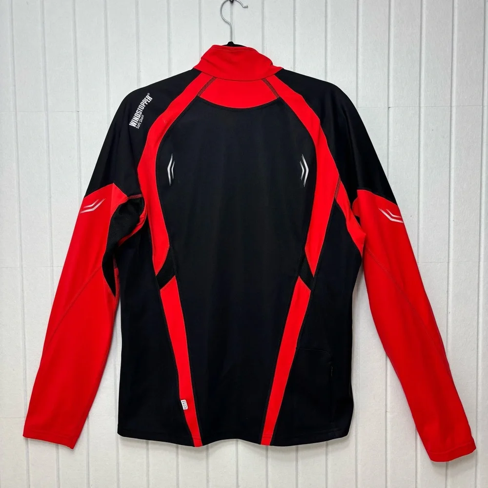 Gore‎ Running Wear Women's Black and Red Performance Jacket Size XL